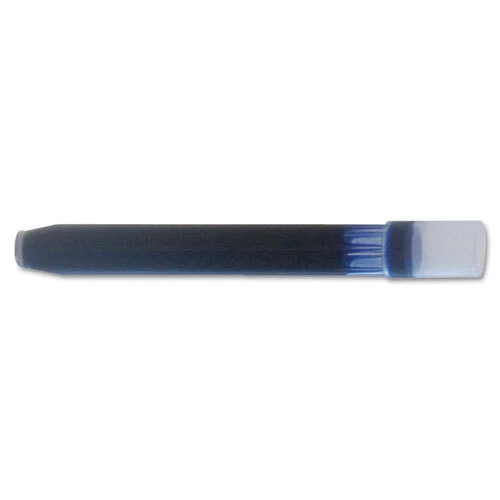 Pilot Plumix Fountain Pen Refill Cartridge, Black Ink, 12/box