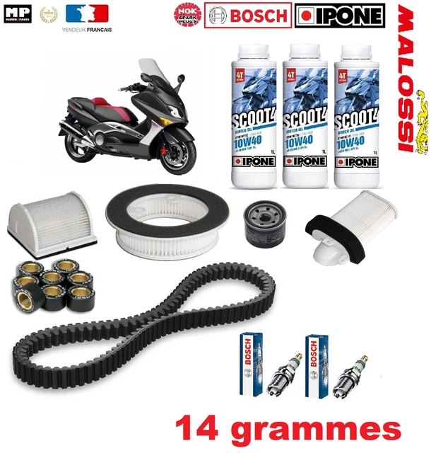 Pack Révision Vidange Pour Yamaha Tmax 500 2001-2007 - Filtre Hiflo + Bougie + Huile - Neuf
