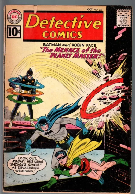 Detective Comics #296-1961-Batman-Dc Silver Age-Vg Vg