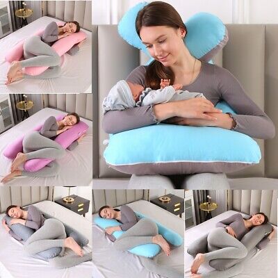 U Shaped Body Pillow Maternity Pregnancy Pillow Nursing Support 60*120CM