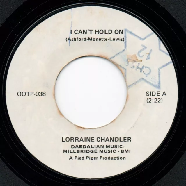 Lorraine Chandler - I Can't Hold On - Ootp  - Northern Soul