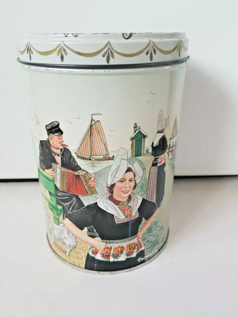 VINTAGE TRADITIONAL COSTUMES Cookie Tin Canister Volendam Marken ...
