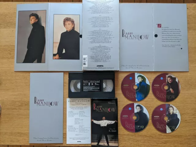 Barry Manilow - Complete Collection and Then Some... (4 CD & VHS Box Set 1992)