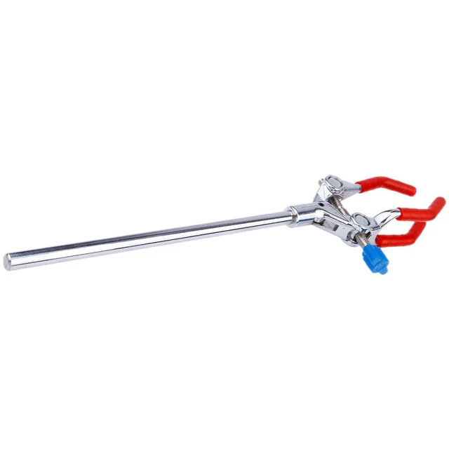 Flask Clamp Three-Claw Clip Lab Clamp 3 Prong Laboratory Clamp Zinc Alloy