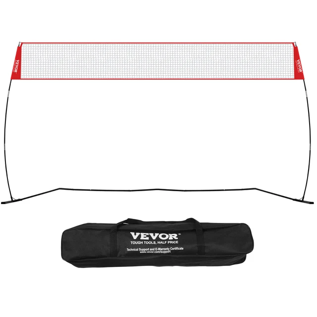 Kit Volleyball VEVOR Professionnel - Filet Réglable, Ballon Et Sac De Transport