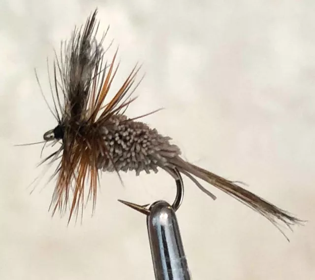 ADAMS IRRESISTIBLE DRY FLY FISHING FLIES - 12 x  SIZE #16