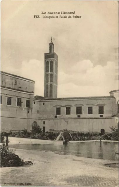 CPA AK MAROC FEZ Mosquée et Palais du Sultan (10324)