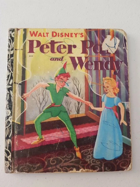LITTLE GOLDEN BOOK - Walt Disney's Peter Pan And Wendy 1972 HC £2.63 ...