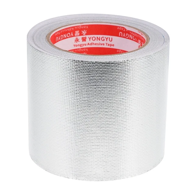 1 rollo canales resistentes al calor reparación de tuberías aislamiento cinta de aluminio