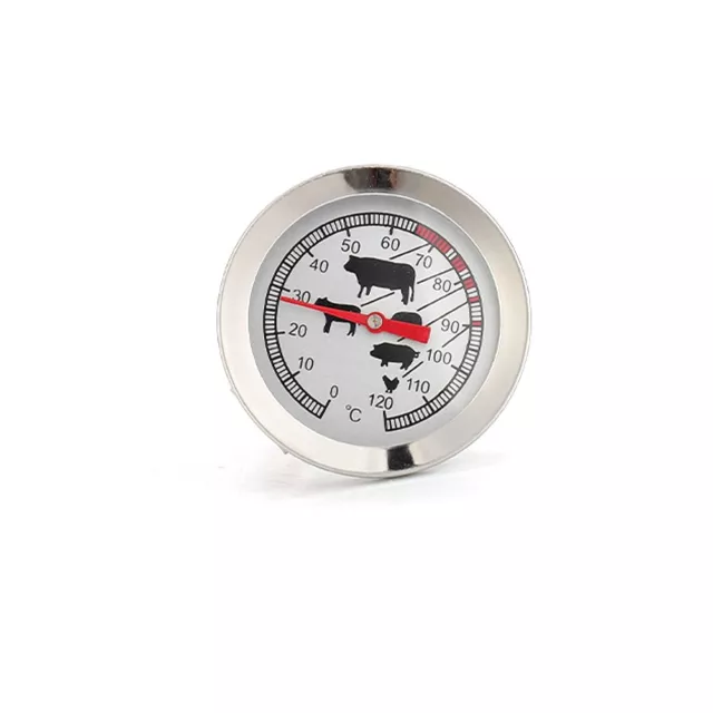 Analoger Fleischthermometer Lebensmitteltemperatursonde Edelstahl Hohe Qualität