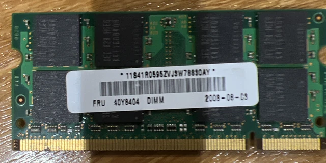 Samsung 2GB 2Rx8 PC2-5300S-555-12-E3 Laptop RAM 2