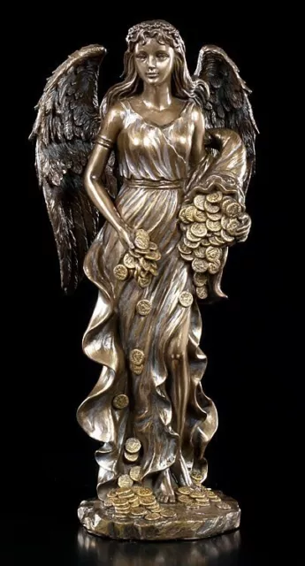 Fortuna Ángel Figura - Estatua Decorativa Amuleto de la Suerte Felicidad Regalo