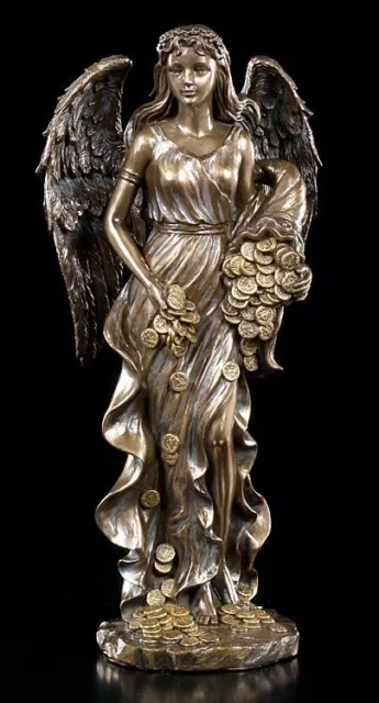 Fortuna Figura di Angelo - Statua Decorativa Portafortuna Felicità Regalo