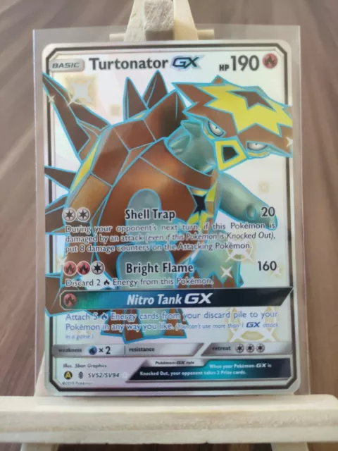 Carta de pokémon TCG - Turtonator-GX (18/145) Carta pokémon colécionavel  ULTRA RARA