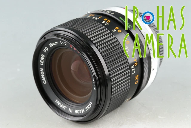 Canon FD 35mm F/2 S.S.C. Lens #39990 H12