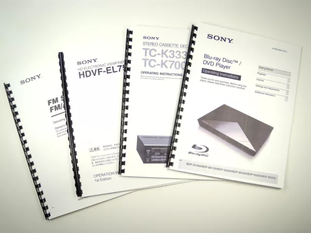 Sony STR-D1090 STR-D2090 Receiver Owners Manual