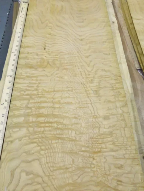 Chestnut Cluster Figured Burl wood veneer 14" x 47" raw veneer 1/42" thickness