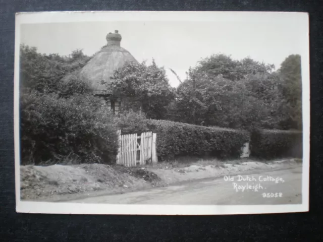 Rayleigh Old Dutch Cottage Essex RP Postcard