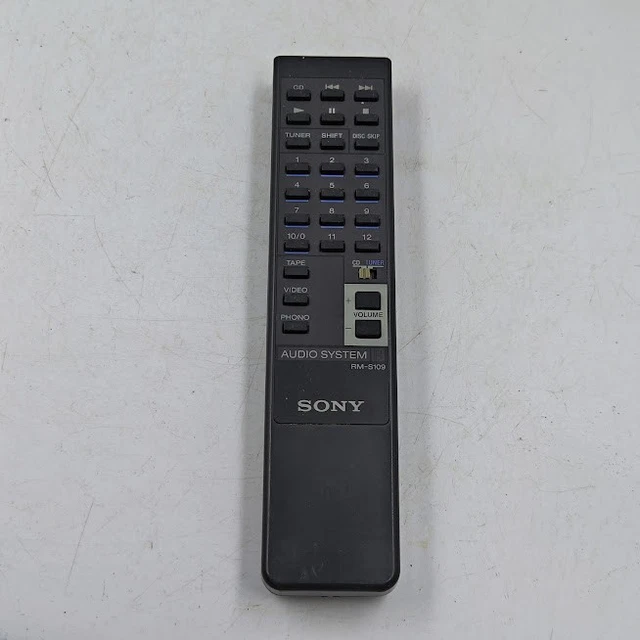 Télécommande Sony RM-S455 D'origine - Occasion En état De Marche - Couleur Noire - Sans Fil - Pour Téléviseurs Sony