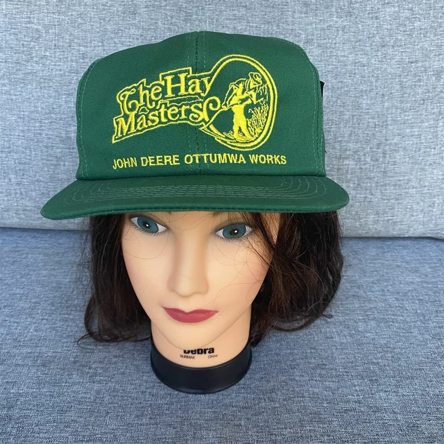 JOHN DEERE THE Hay Masters Ottumwa Works Green Yellow Embroidered NEW