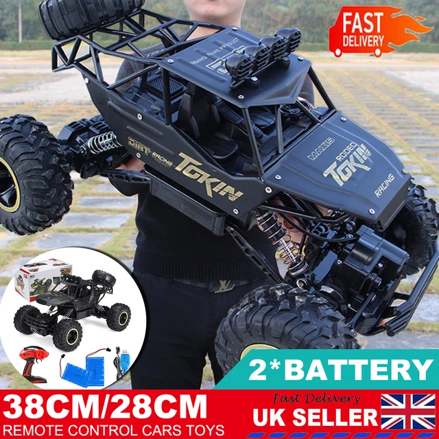 2*BATTERY XL REMOTE Control 4WD RC Cars Truck OffRoad Car Monster Boys