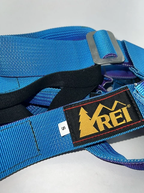Vintage 90's REI climbing alpine mountaineering harness Size S