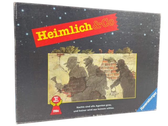 Heimlich und Co. Ravensburger Brettspiel - Spiel des Jahres 1986 - Ausgabe 1994