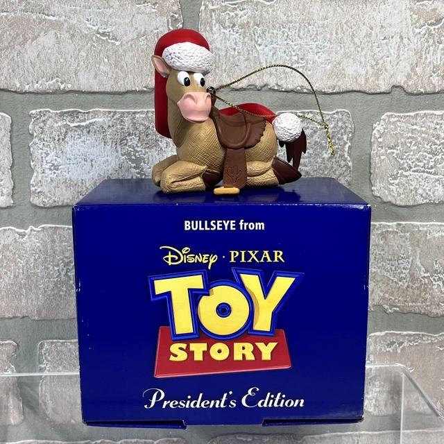 DISNEY GROLIER TOY Story Bullseye Christmas Ornament Pixar Presidents