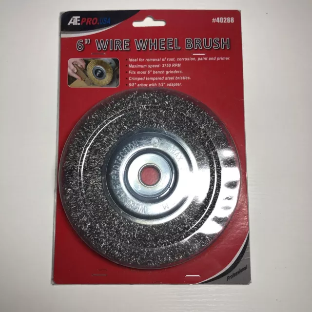 ATE Pro USA 6” Wire Wheel Brush