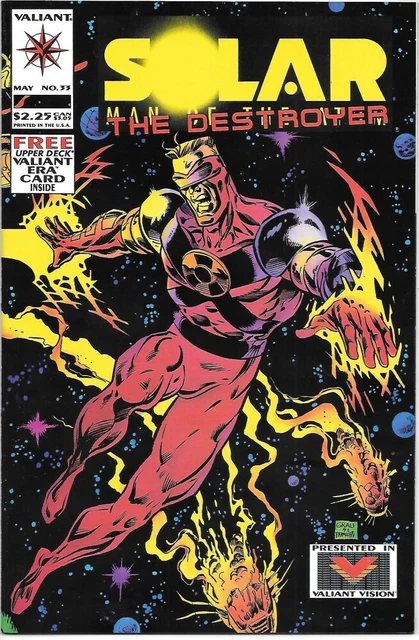 Solar Man of the Atom Comic Book #33 Valiant Comics 1994 VERY HIGH GRADE UNREAD