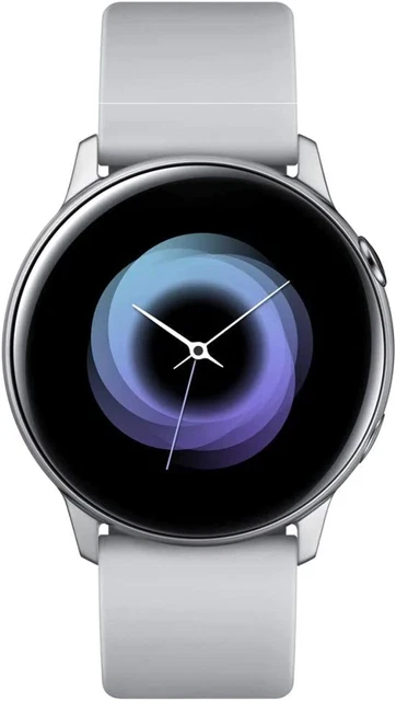 Samsung Galaxy Watch Active 40mm Smartwatch SM-R500 - Silver Strap Included Good