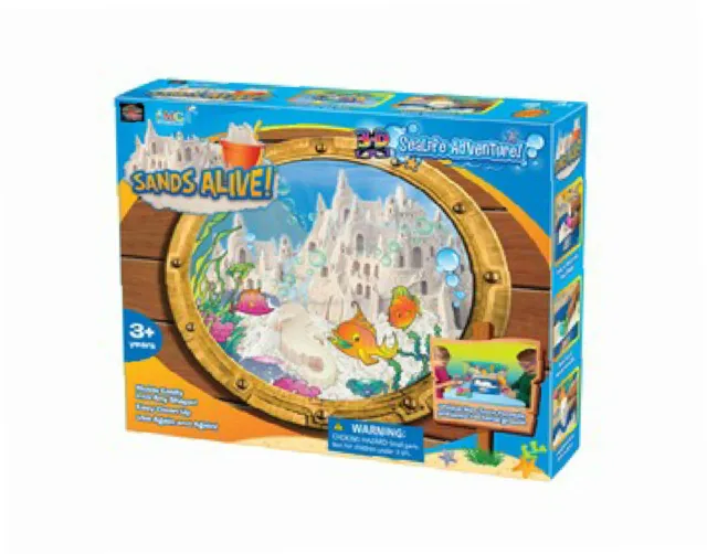 Sands Alive! "SEALIFE ADVENTURE"  Set Non Toxic by Play Visions NEW