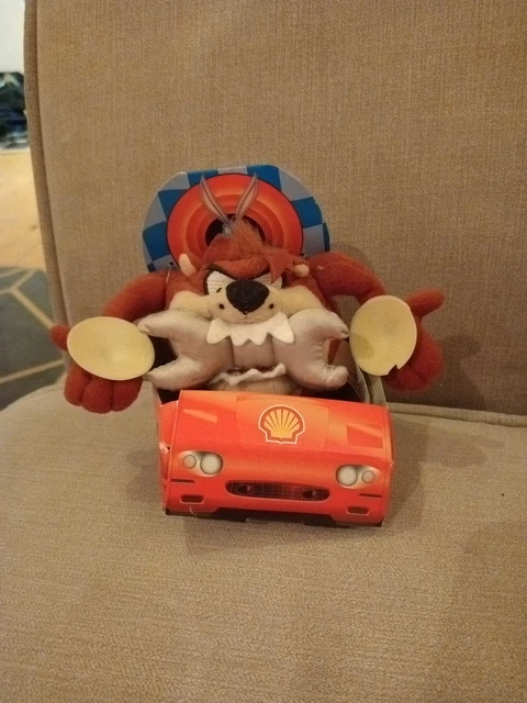 SHELL WARNER BROS Looney Tunes Taz Tasmanian Devil Plush Soft Toy ...