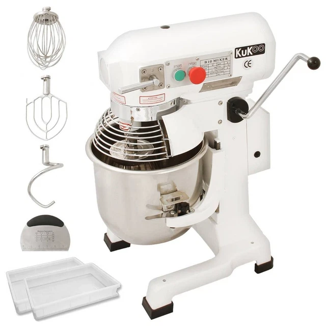 15L Kommerzieller Lebensmittelmixer Teigständer Planetenmixer Kuchen Bäckerei Ausrüstung