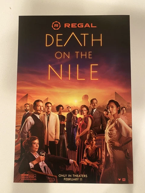 2022 DEATH ON THE NILE 13x19 Hercule Poirot Regal Movie POSTER - Gal