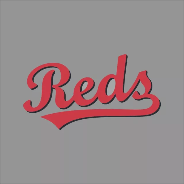 Cincinnati Reds #7 MLB Team Logo Vinyl Decal Sticker Car Window Wall Cornhole