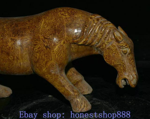 11.2" Collect Old China Tang Sancai Ceramics Dynasty Palace Horse Sculpture 2