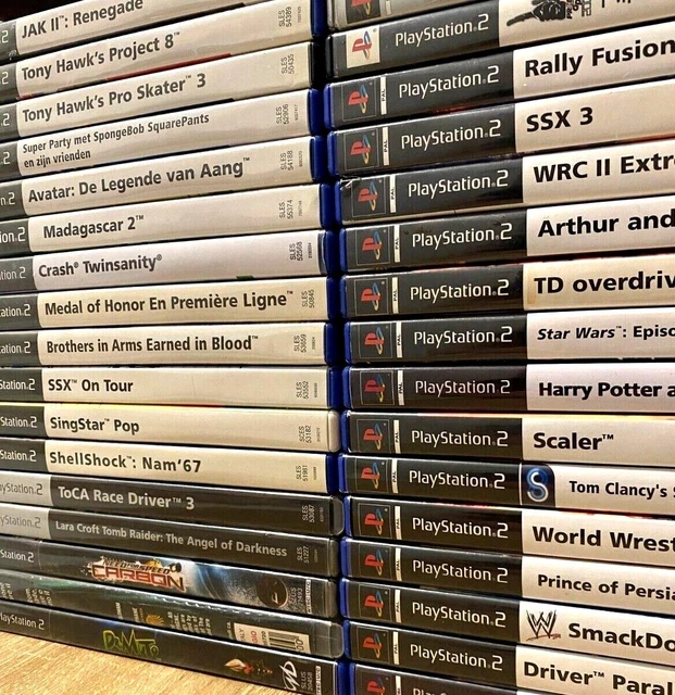 Jeux PS2 Au Choix - État Correct, Boîtier Et Instructions Non Garantis - Sélection Variable