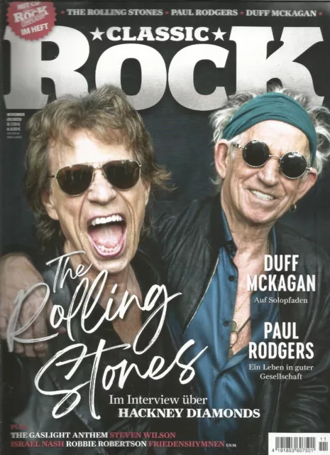 CLASSIC ROCK.  Nr.  124  11 / November 2023. The Rolling Stones,  + Heft CD