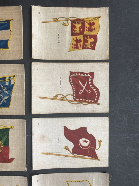 United Tobacco - Flags Of All Nations - 10 X Silks - C355 2