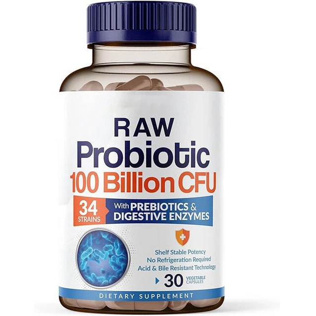 Probiotiques 60 Milliards UFC + Prébiotiques & Enzymes - Soutien Digestion & Immunité - Marque Balincer - Neuf