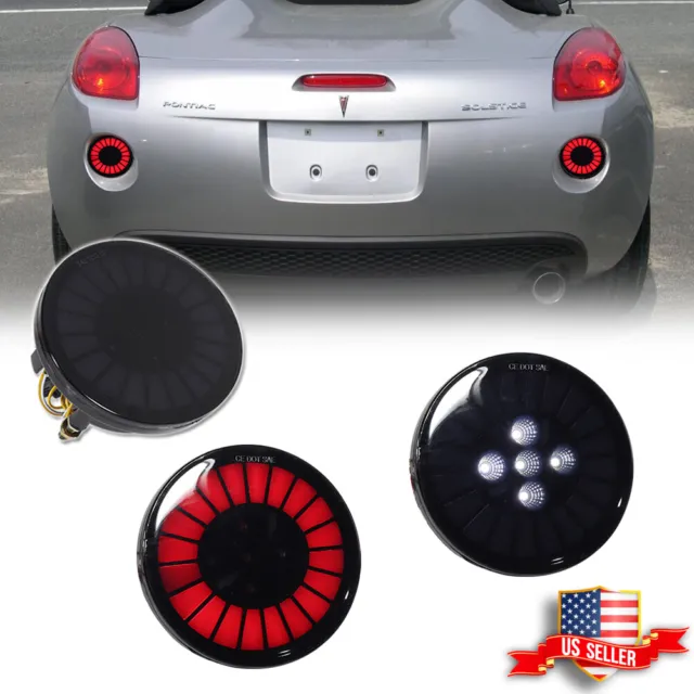 Smoke LED Tail Backup Lights For Solstice 02-09 GMC Envoy 06-09 Pontiac Solstice