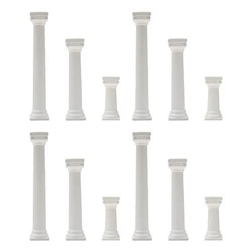 12Pcs 3 Size Wedding Cake Decoration Support Tool Sets Fondant Cake