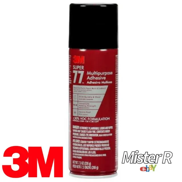 3M • Super 77 Multipurpose Spray Adhesive • 7.3 oz Can