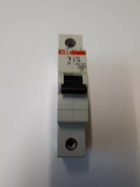 ABB S201M C10 10Amp Type C Single Pole MCB Circuit Breaker