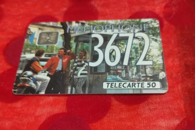 Telecard 50 Unites Carte Telephonique Card Phone Logo Memophone 3672