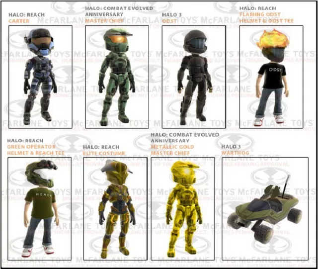 McFarlane Halo XBOX 360 Avatar Figures Series 2 Mystery Pack