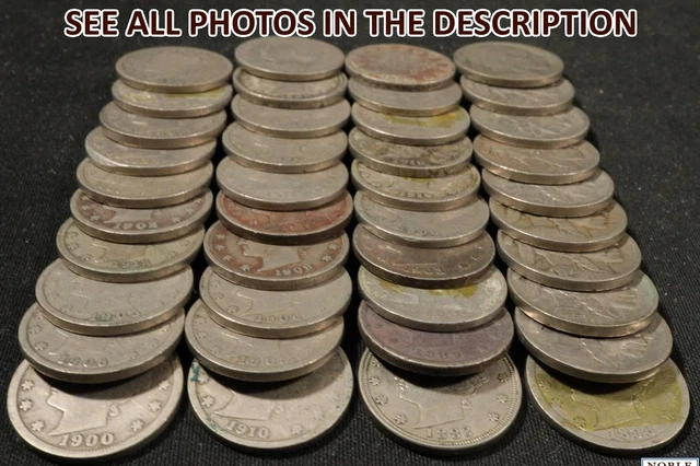 NobleSpirit No Reserve (CE) From 1883+ US "V" & Buffalo 5c Nickels Roll FV=$2