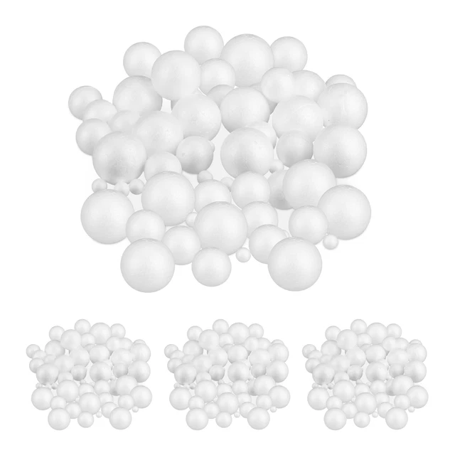 SEWACC Styroporkugeln 5 Cm – 50 Stück Weiße Schaumkugeln Für Basteln, Deko, Weihnachten & Hochzeit
