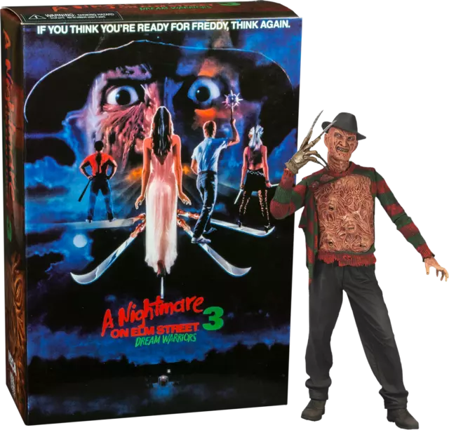 NECA A Nightmare on Elm Street Ultimate Freddy Krueger 7" PVC Action Figure Toy